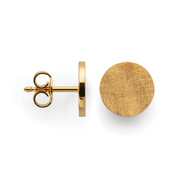 925/-øreringe, fg., børstet/pol., 8mm, von Bastian Inverun