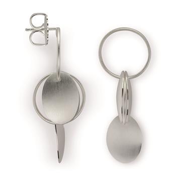 925/- Ørestikker, rhodineret, matte, von Bastian Inverun