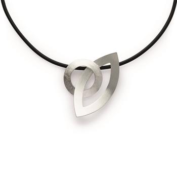 925/- Vedhæng, rhodineret, mat/mat, von Bastian Inverun