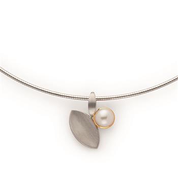 925/- Vedhæng, delvist fg, rho. mat, kulturp 2.5ct, von Bastian Inverun