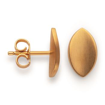 925/- Ørestikker, forgyldt, mat, von Bastian Inverun