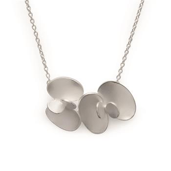 925/- Vedhæng inkl. kæde, rho., sandmat, 45+5cm, von Bastian Inverun