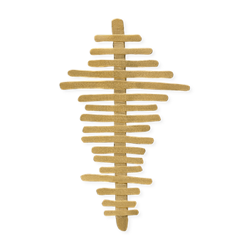 925/- vedhæng/broche, forgyldt, satinmat, von Bastian Inverun