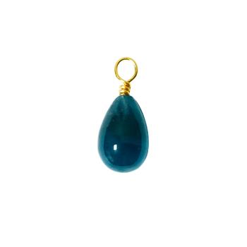 14kt vedhæng med london blue topas Vedhæng uden kæde, von San - Links of Joy