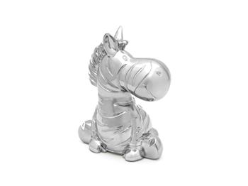 Sparebøsse Zebra, sølvfarvet, von Noa Kids