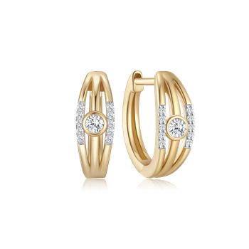 Guld ørestikker, von Støvring Design