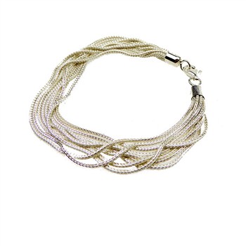 Armbånd & halskæde - 9 rk.Rævekæde - Blank 60cm, von San - Links of Joy