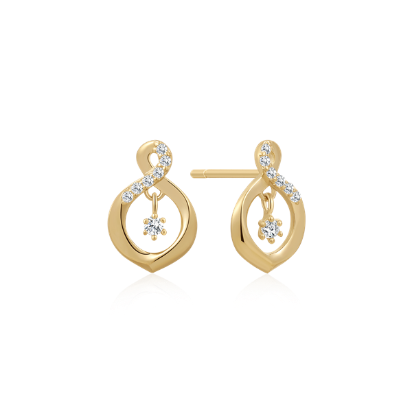 Guld ørestikker, von Støvring Design