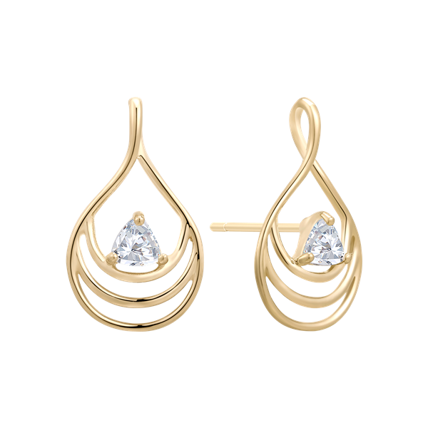 Guld ørestikker, von Støvring Design