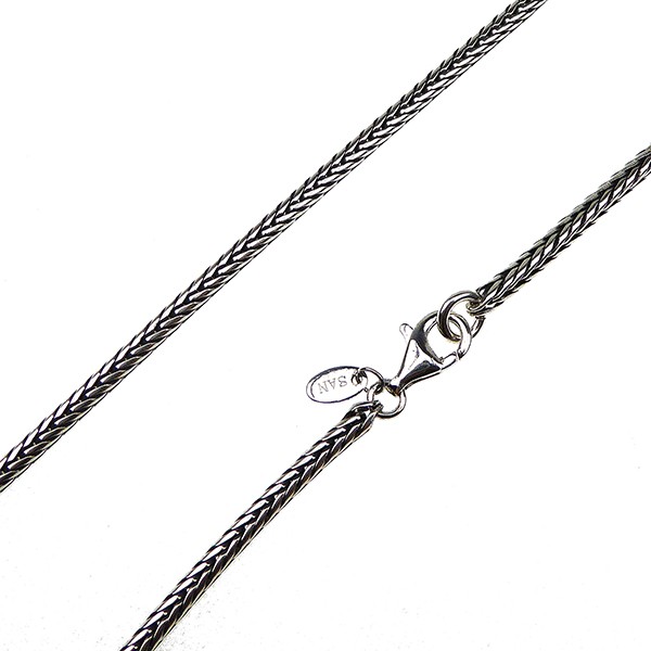 3,2mm Rævekæde i Let Oxyderet Sterlingsølv Armbånd & Halskædefor Letoxyderet 42cm, von San - Links of Joy