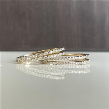Creol knæk 14 kt. ELEGANCE dobbelt 0,60 ct. WSI, von L&G