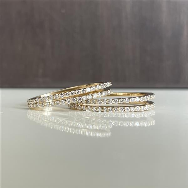 Creol knæk 14 kt. ELEGANCE dobbelt 0,60 ct. WSI, von L&G