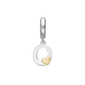 Bogstav O - Charm 6 mm, von Christina Jewelry & Watches