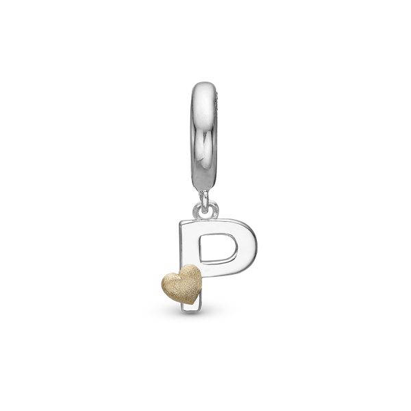Bogstav P - Charm 6 mm, von Christina Jewelry & Watches
