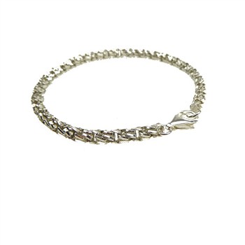 Armbånd & Halskæde i Blank Sterlingsølv 4,7mm 60cm, von San - Links of Joy