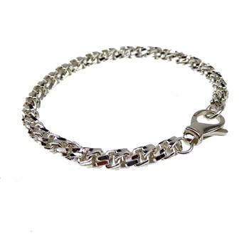 Armbånd & halskæde - Massiv/Kraftig kæde i Blank udførelse - 5,5mm 60cm, von San - Links of Joy
