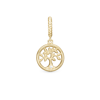 Diamond Tree of Life  - Charm 4 mm, von Christina Jewelry & Watches