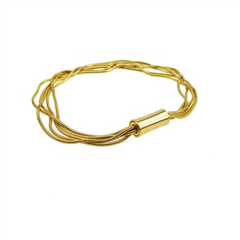 Armbånd & halskæde - 5 rk. Slange Forgyldt 21cm, von San - Links of Joy