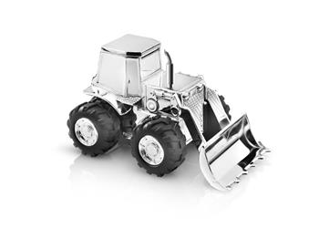 Sparebøsse  traktor, sølvfarvet, von Noa Kids