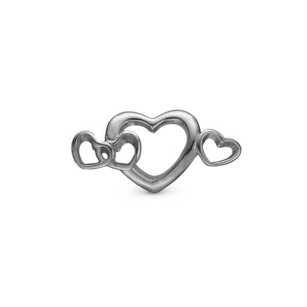 4 Hearts Love - Charm 6 mm, von Christina Jewelry & Watches