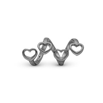 Family Hearts - Charm 6 mm, von Christina Jewelry & Watches