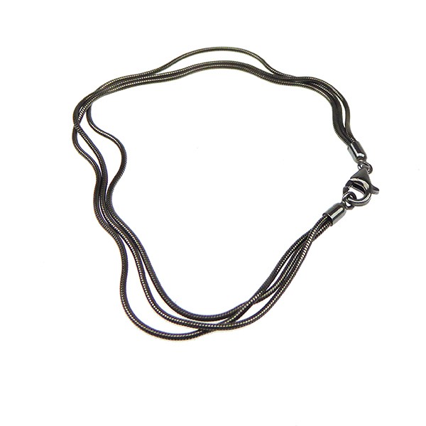Armbånd & halskæde - 3 rk. Slange - Oxyderet 16cm, von San - Links of Joy
