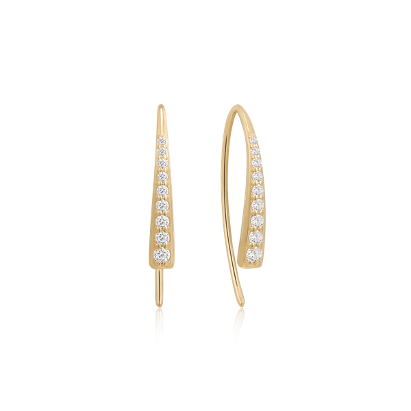 Guld ørehænger, von Støvring Design