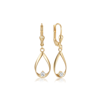 Guld ørehænger, von Støvring Design