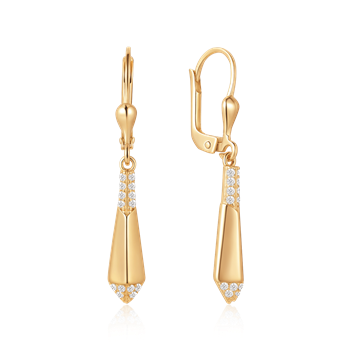 Guld ørehænger, von Støvring Design