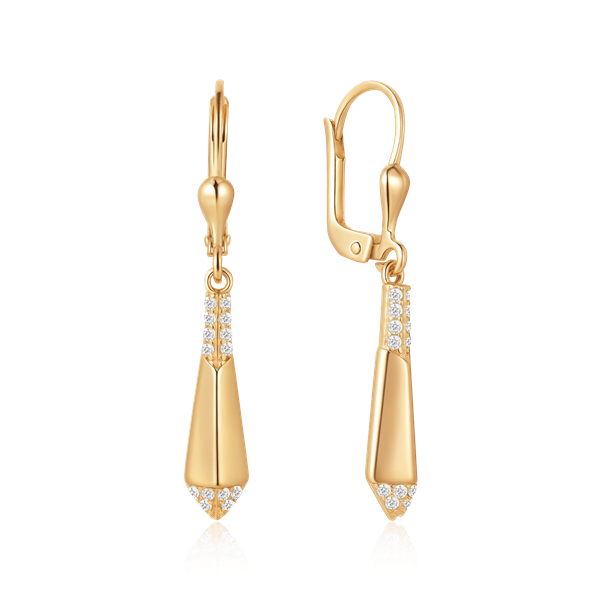 Guld ørehænger, von Støvring Design