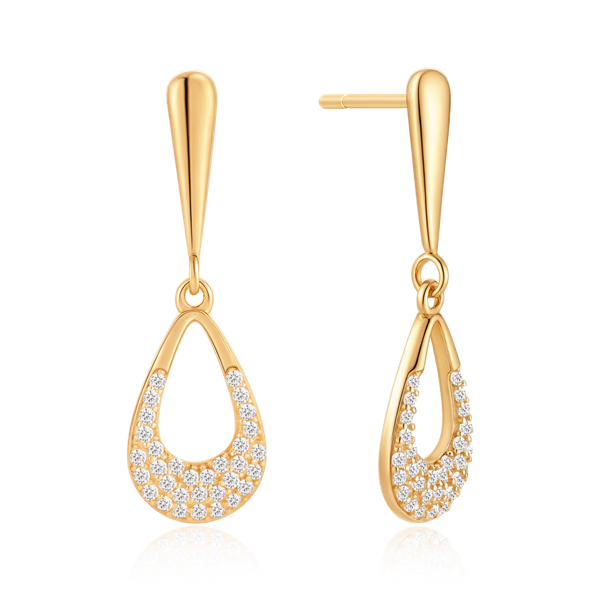 Guld ørehænger, von Støvring Design