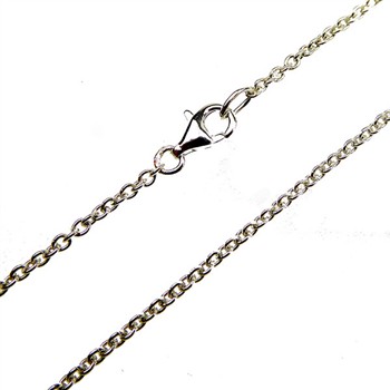 Armbånd & halskæde Ankerkæde/Blank 0,45mm 100cm, von San - Links of Joy