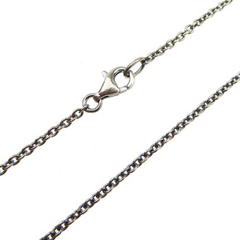 Armbånd & halskæde Ankerkæde/Let oxyderet 0,45mm 100cm, von San - Links of Joy