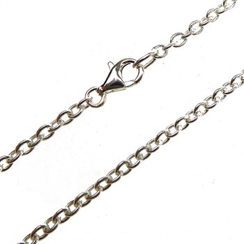 Armbånd & halskæde - Ankerkæde/Blank 0,6mm 100cm, von San - Links of Joy