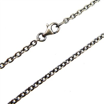 Armbånd & halskæde - Ankerkæde/Let oxyderet 0,6mm 100cm, von San - Links of Joy