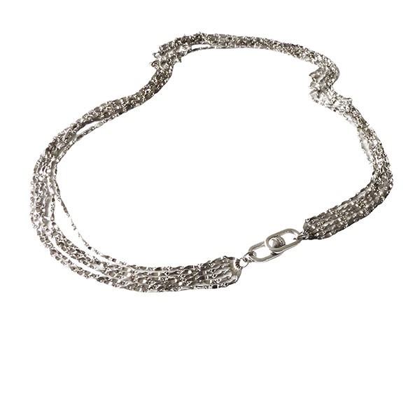Armbånd & halskæde - Rhodineret m.Magnetlås 20cm, von San - Links of Joy