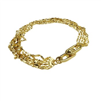 Armbånd & halskæde - Forgyldt m.Magnetlås 50cm, von San - Links of Joy