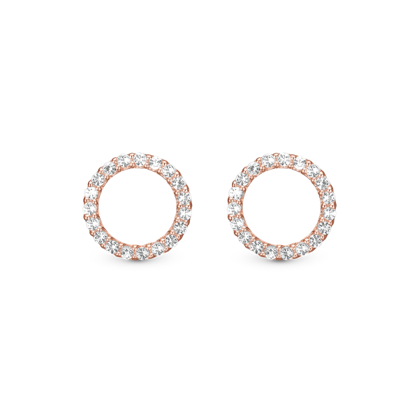 Topaz Sparkling Circle - Ørestikker , von Christina Jewelry & Watches