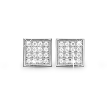 Square Balance Clips - Øreclips - Sølv, von Christina Jewelry & Watches