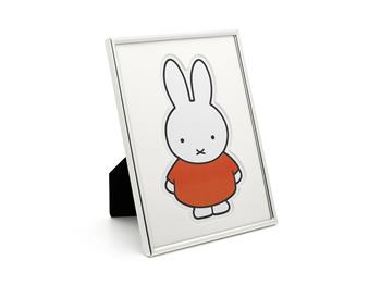 Fotoramme med Miffy 15*20 cm sølvplet, von Noa Kids