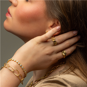 Sunhine Ring i forgyldt stål SNEAK PEAK - 50, von Blicher Fuglsang