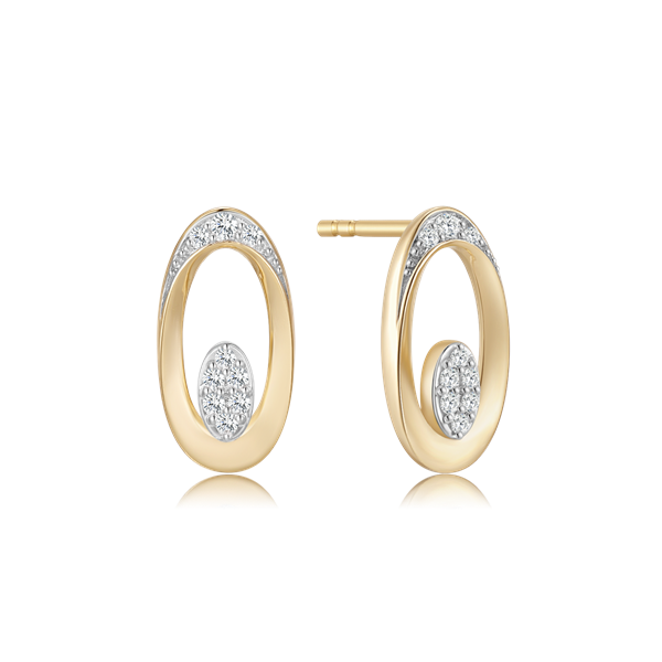 Guld ørestikker, von Støvring Design