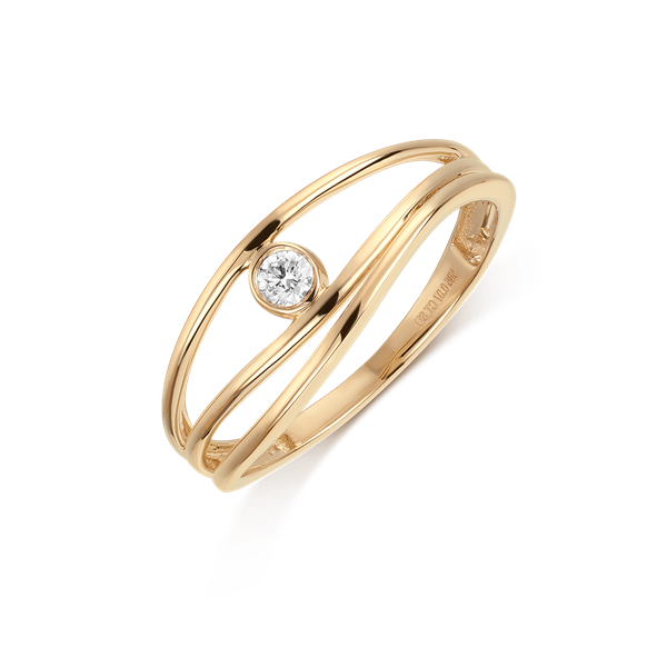 Guld ring, von Støvring Design