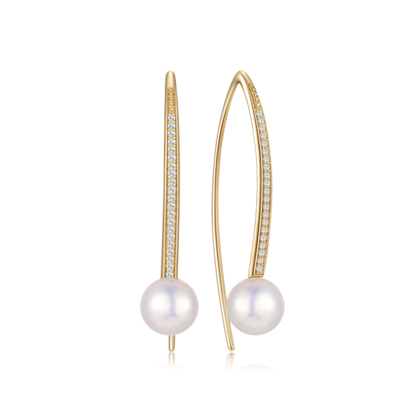 Guld ørehænger, von Støvring Design