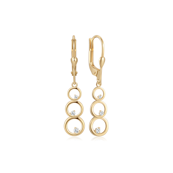 Guld ørehænger, von Støvring Design