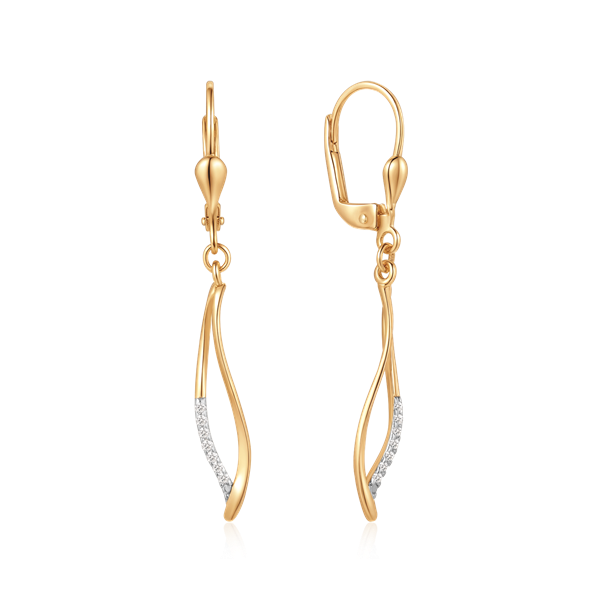 Guld ørehænger, von Støvring Design