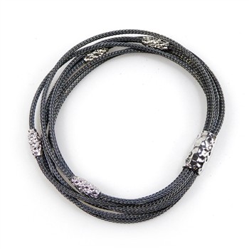 Armbånd & halskæde - Oxyderet/Rhodineret 50cm, von San - Links of Joy