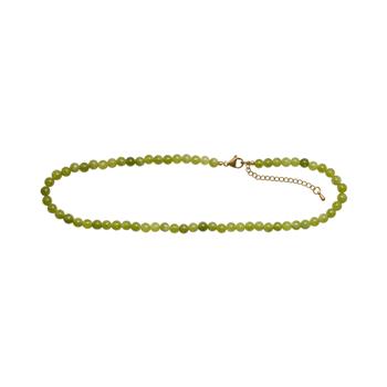 Grøn spong quartz 6mm - carabinlås 40+5cm, von Heinzendorff