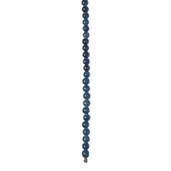 Blå spong quartz 6mm system-kæde, von Heinzendorff