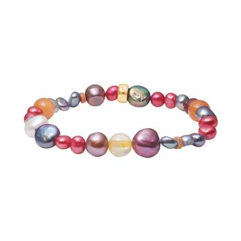 Apatit, Peridot, ametyst, amazonite, sol sten, fvkp. Hematit armbånd, von Heinzendorff